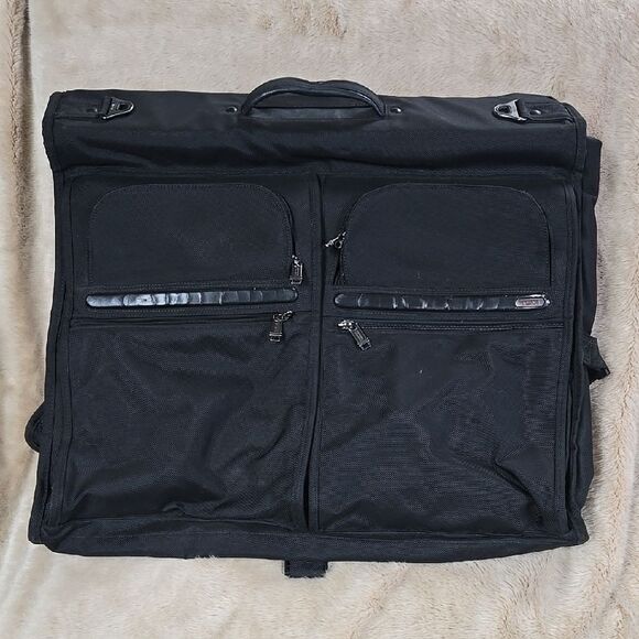 Tumi Ballistic Nylon Black Garment Bag Luggage Travel Suitcase